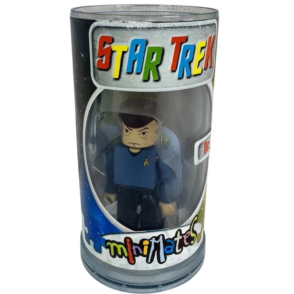 Minimates Star Trek Dr. McCoy Action figure Art Asylum 2002 1st release canister